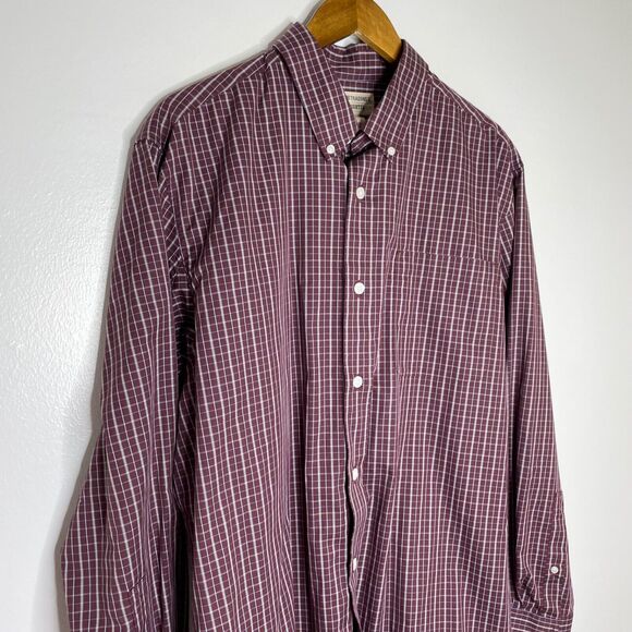 Duluth Wrinkle Fighter Plaid Long Sleeve Button Up Shirt Size Large Men’s - Picture 3 of 11